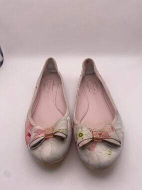 Ted Baker Immep Floral Cherry Blossom Bow Ballet Flats Women’s 8.5 EU 39